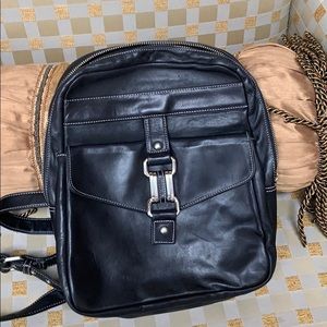 Teenage leather backpack